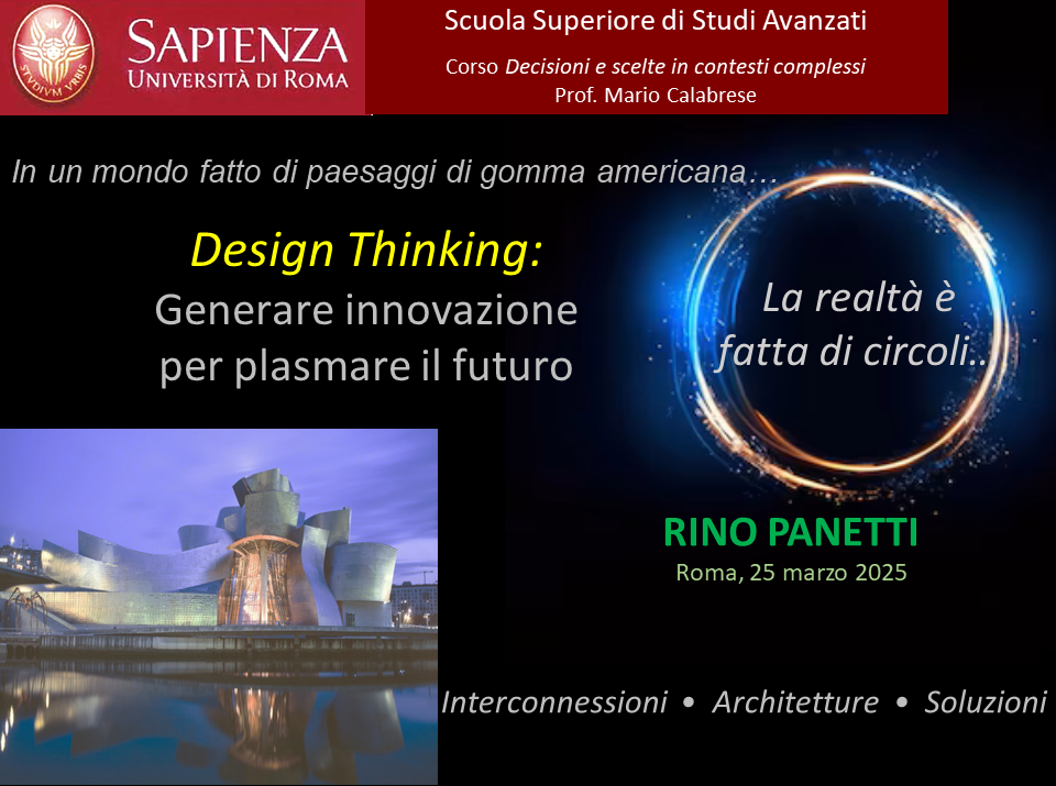Sapienza Design Thinking Sapienza Design Thinking